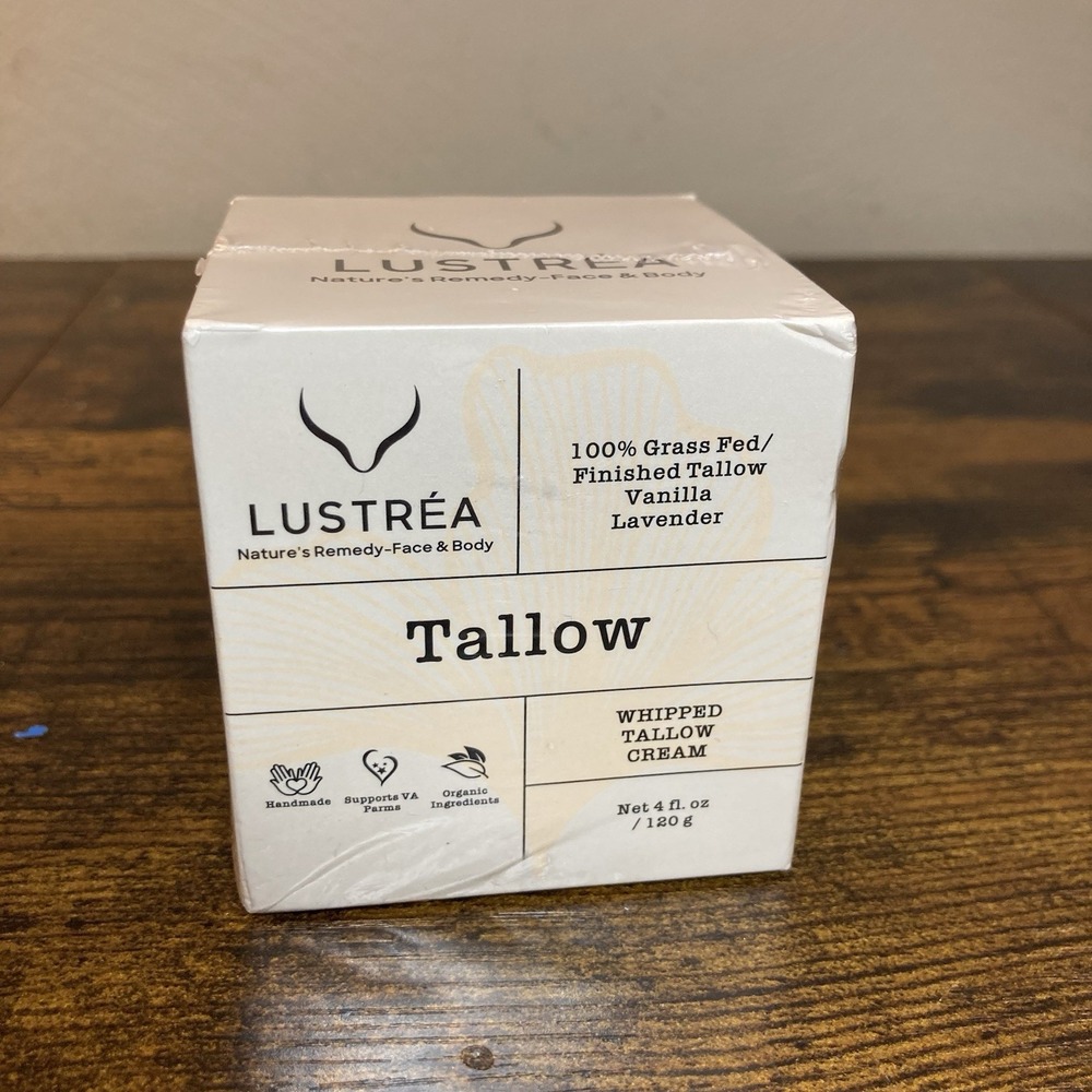 Lustrea‎ Whipped Tallow Cream Authentic! Grass Fed Finished Vanilla Lavender